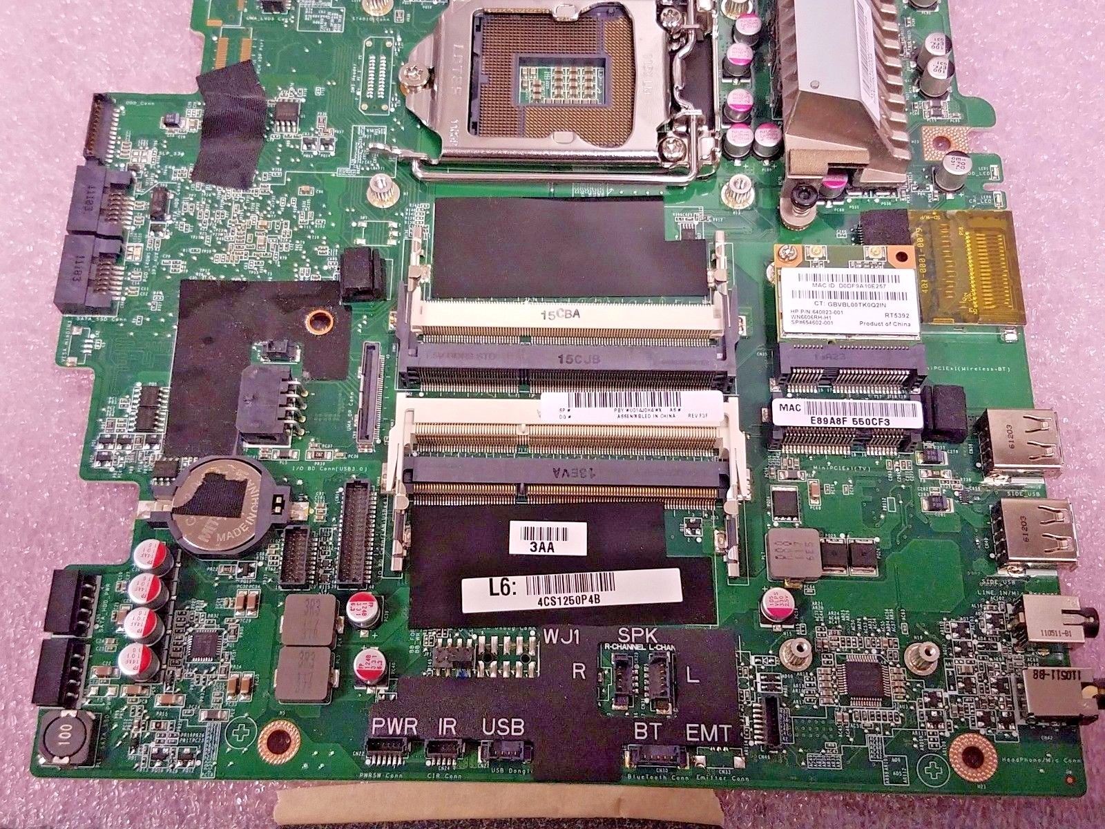 Hp Motherboard Touchsmart Series 610 647610-001 DA0WJ1MB6F0 ServerXpress  Mexico – Serverxpress de Mexico